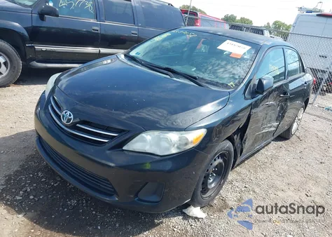 2013 Toyota Corolla Le z USA, uszkodzony, nr VIN 2T1BU4EE0DC953280